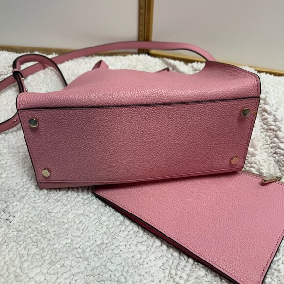 kate spade new york Pink Crossbody Satchel w/ Pouch Like New - Picture 5 of 7